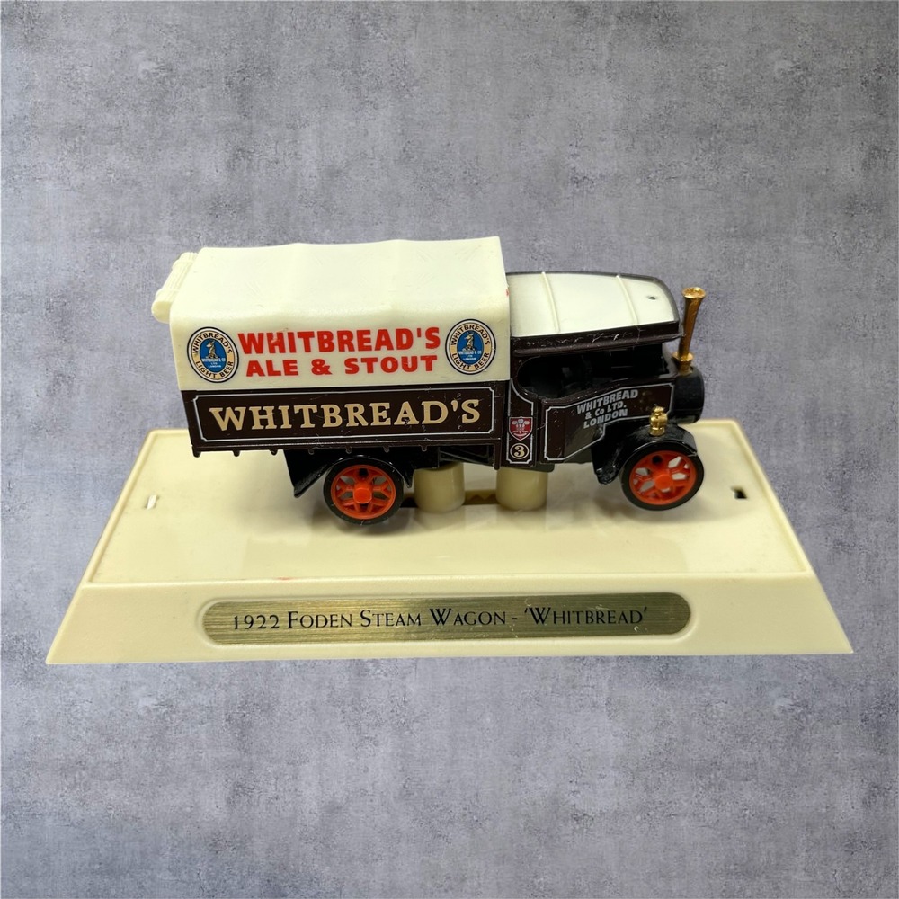 Matchbox 1922 Foden Steam Wagon Whitbread Ale Stout‎ Brown Cream EXCELLENT 1993
